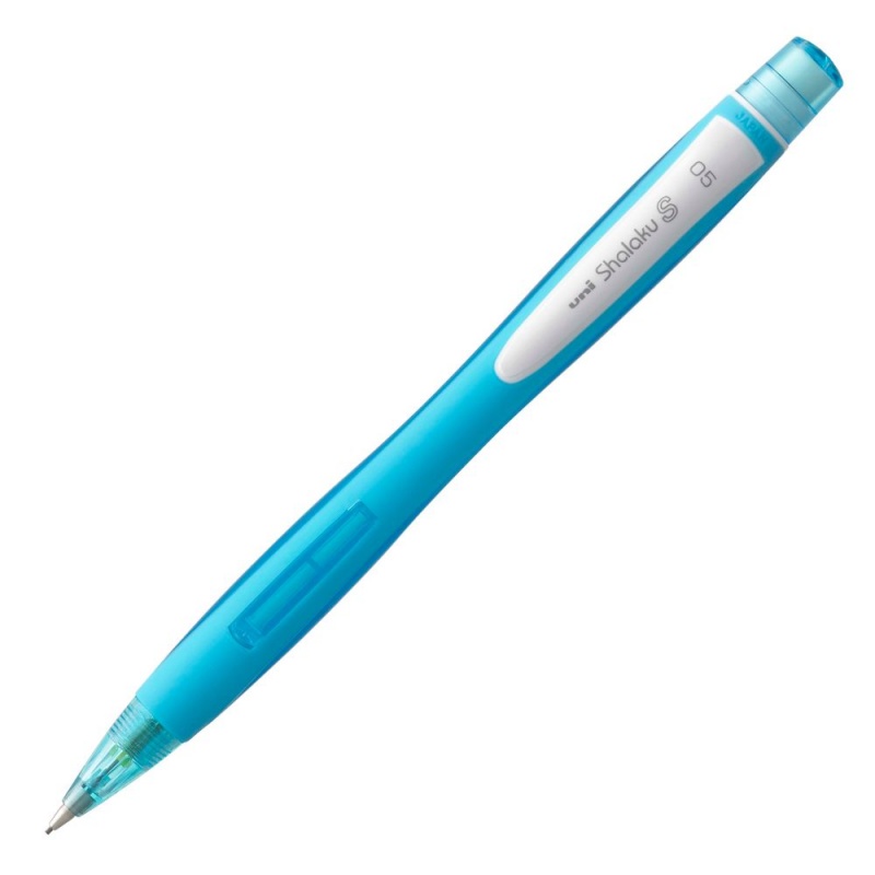 Creion mecanic UNI Shalaku M5-228, 0.5mm, cu guma de sters, diverse culori
