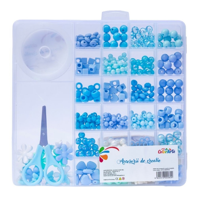 Accesorii creatie - margele perle, cutie cadou, Colorarte MTCR-BDPB19