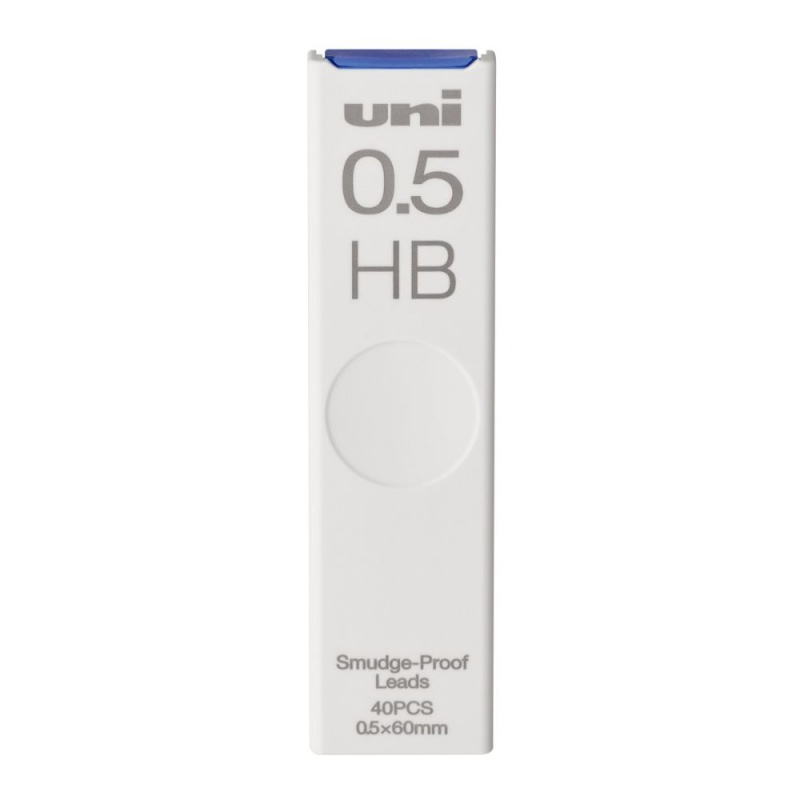 Mine creion mecanic UNI UL-S, 0.5mm, HB, set 40 buc