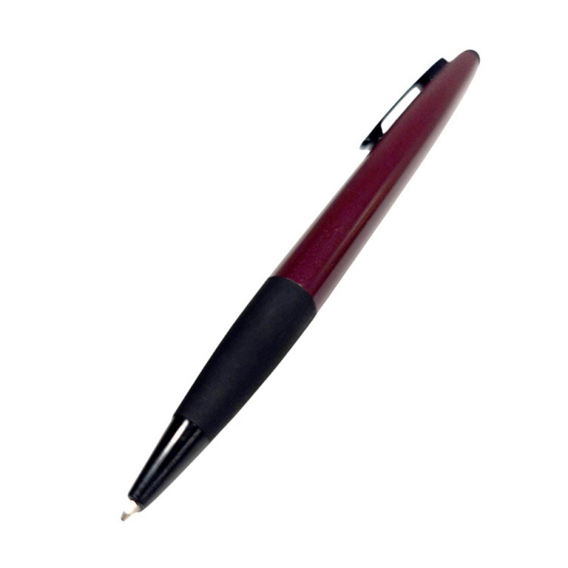 Pix retractabil cu touch CNX E-2, 1.0mm, metalic, pentru inscriptionat, corp bordo, clips negru