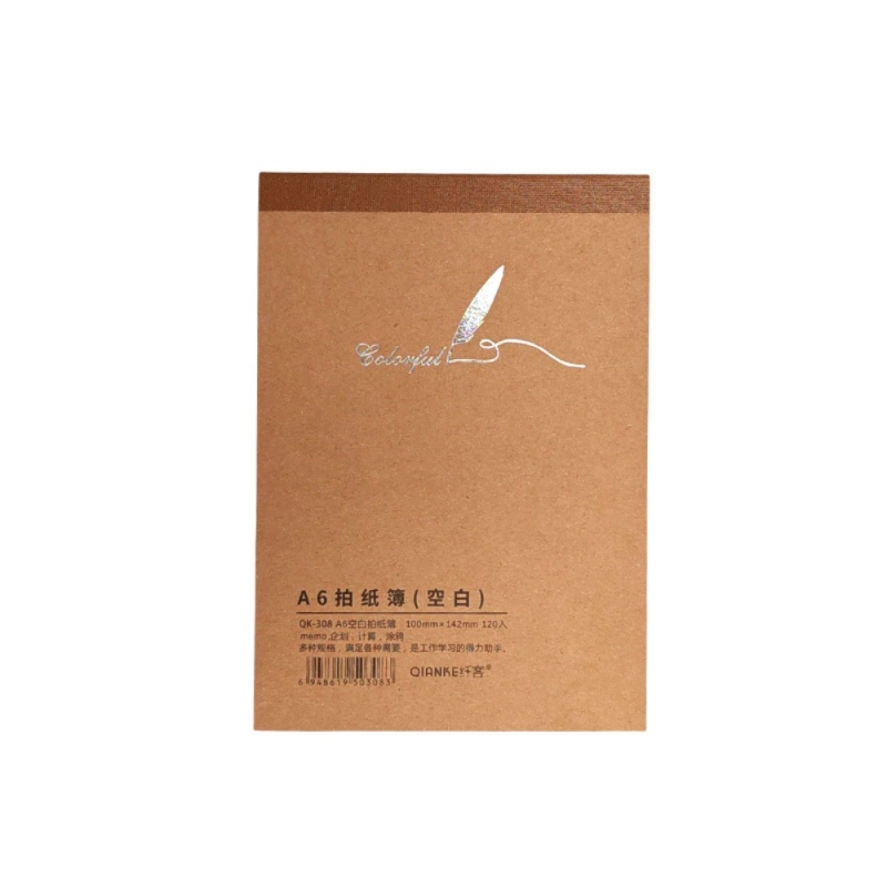 Blocnotes A6 CNX QK-308, 120 file, velin, coperti cartonate