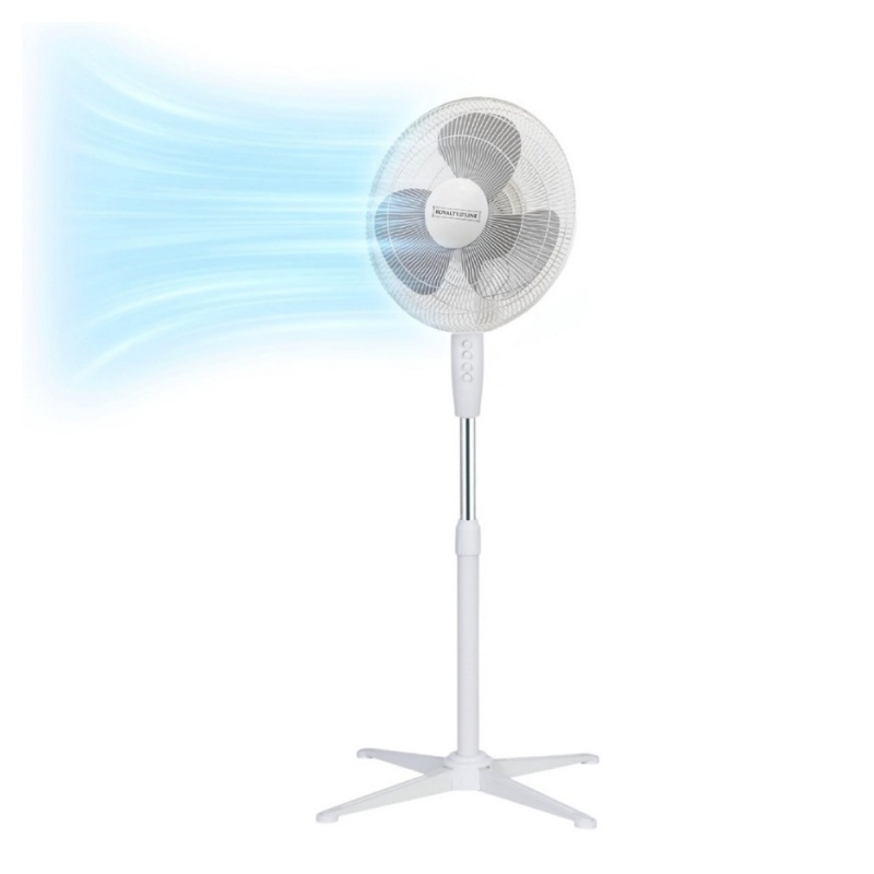 Ventilator 16 cu picior Royalty Line, 45W, 3 viteze, stanga/dreapta, baza 60x60, h 120cm, gri