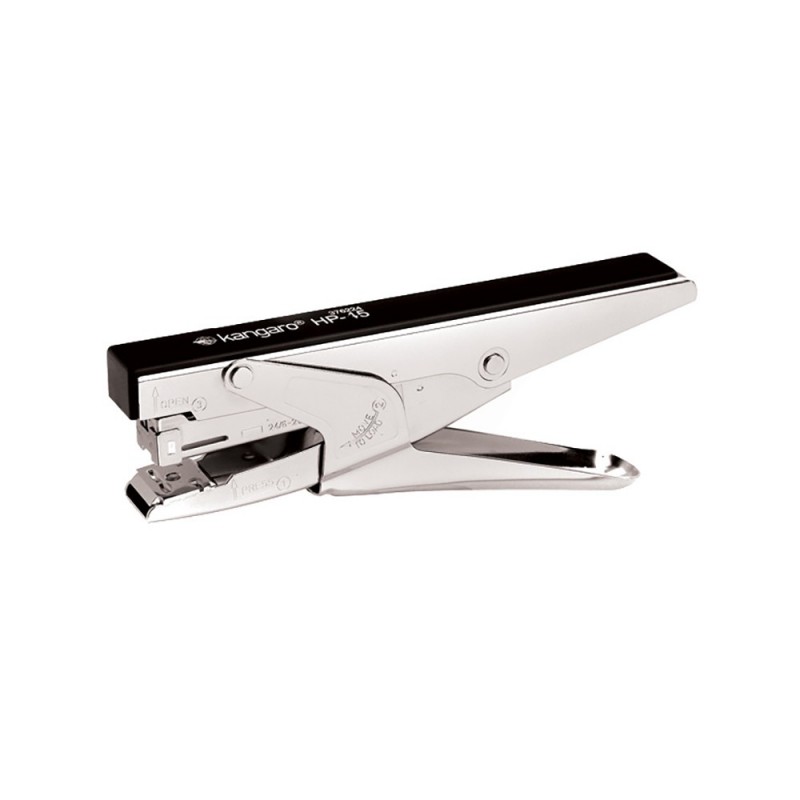 Capsator tip cleste Kangaro HP-15, nr.10, 20 coli, 40mm, metalic, negru