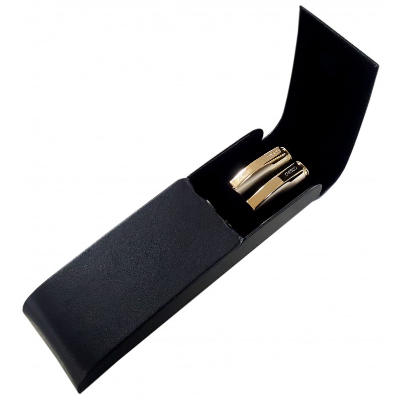 Set cadou stilou + pix + etui Cresco Exclusive S 8301471 ES-01, corp metalic argintiu