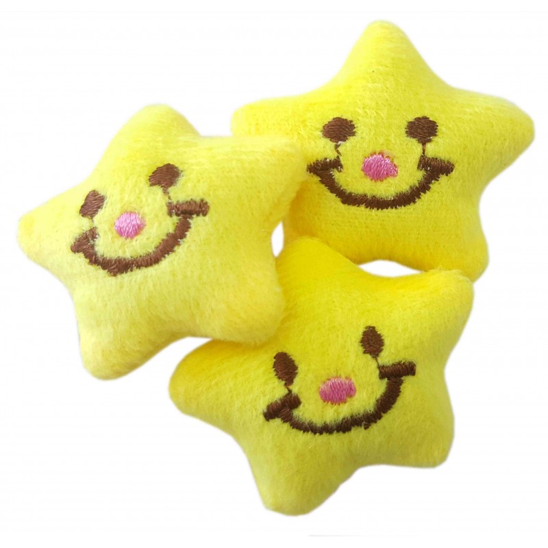 Accesorii creatie - stelute plusate, plusate, set 3 buc, Colorarte