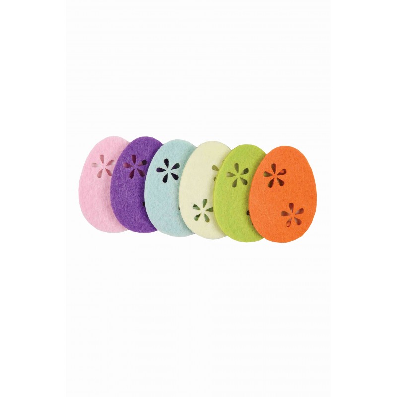 Accesorii creatie - ou fetru, set 6 buc, Colorarte