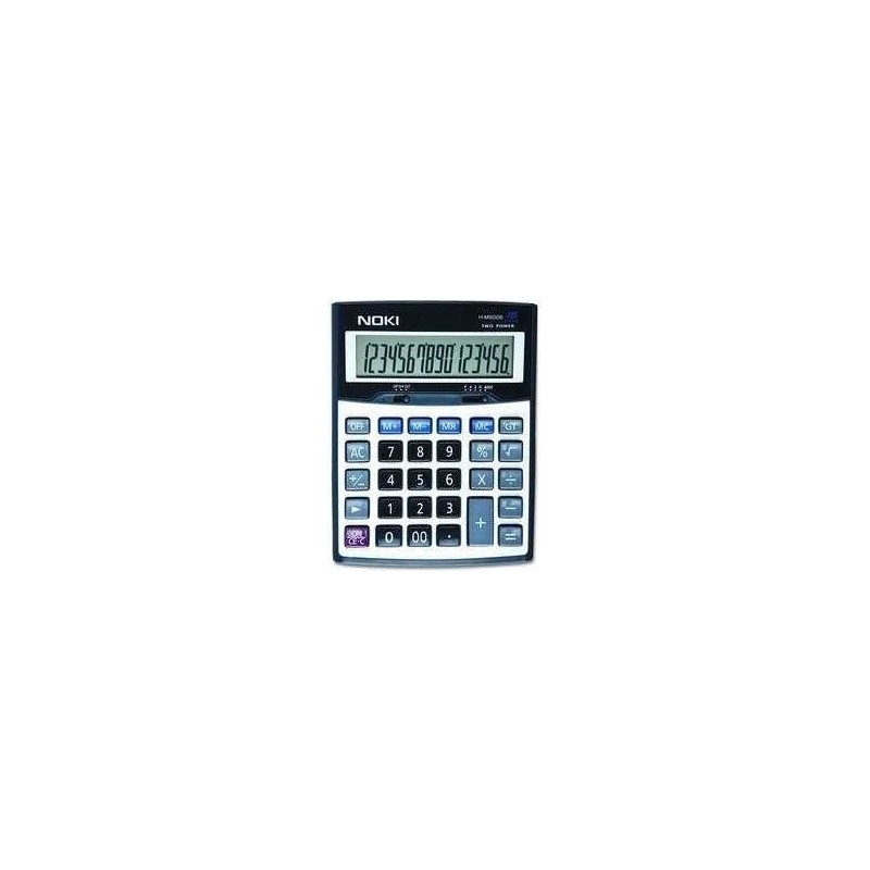 Calculator de birou Noki MS006, 16 digiti, alimentare baterie + solar, ecran inclinat