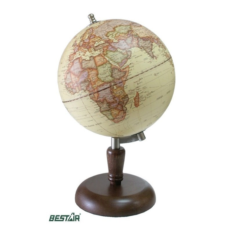 Glob pamantesc Bestar 3384HDX, 20cm, lemn, nuc, suport lemn